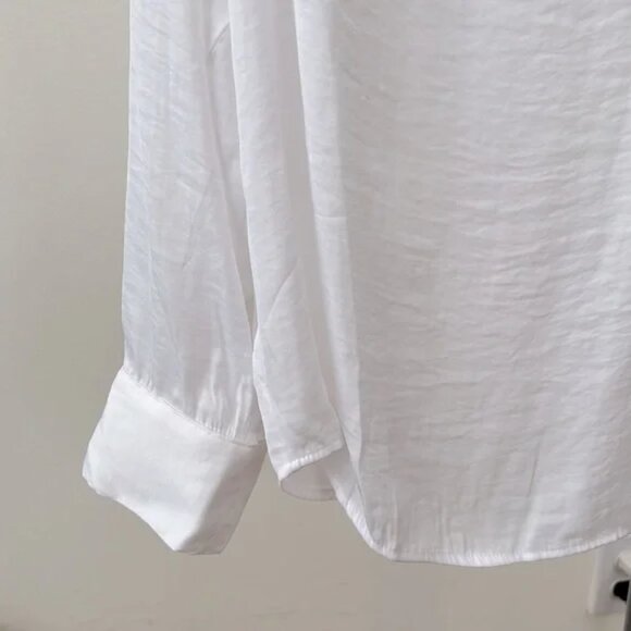 Vera Wang- Simply Vera Long Sleeve Womens Blouse - Picture 4 of 7